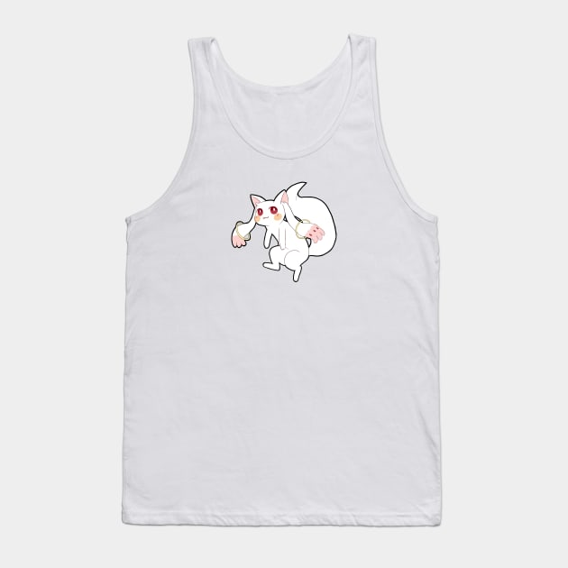 Kyubey Tank Top by catscantdraw